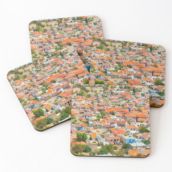Item preview, Mediterranean Village View with Terracotta Roofs designed and sold by LRPhotoart.