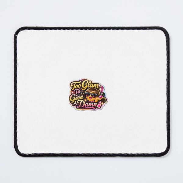 Item preview, Too Glam To Give A Damn designed and sold by Sticko Spark Studio.