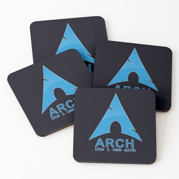 Item preview, Arch Linux BTW I Use Arch – Minimal Linux Meme Design for Programmers designed and sold by PenguinPowered.