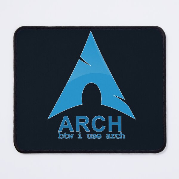 Item preview, Arch Linux BTW I Use Arch – Minimal Linux Meme Design for Programmers designed and sold by PenguinPowered.