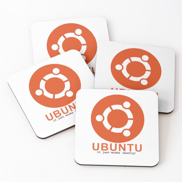 Item preview, Ubuntu Linux “It Just Works (Mostly)” Funny Linux Distro Meme Design designed and sold by PenguinPowered.