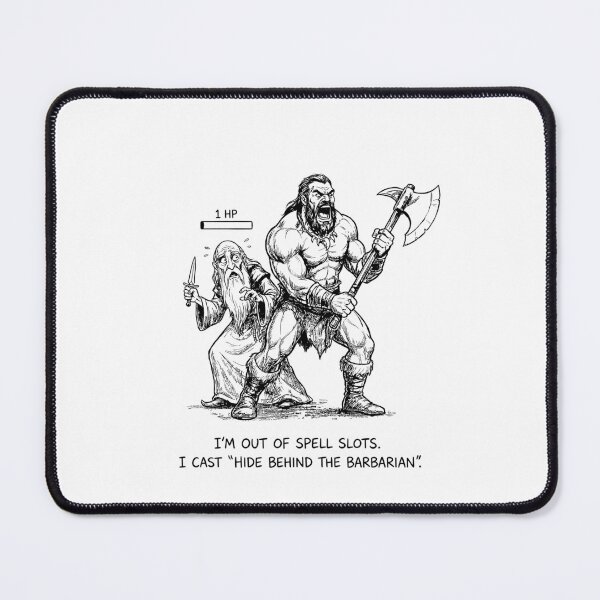 Item preview, The Glass Cannon's Strategy - Funny DnD Meme designed and sold by bapupa.