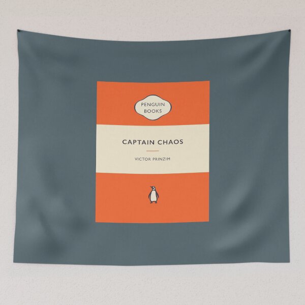 Item preview, CAPTAIN CHAOS, a Penguin book by Victor Prinzim designed and sold by RedFirecracker.