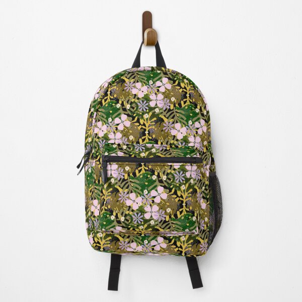 Item preview, Tropical Floral Pattern with Pink and Lilac Flowers designed and sold by Clara Fruggeri.