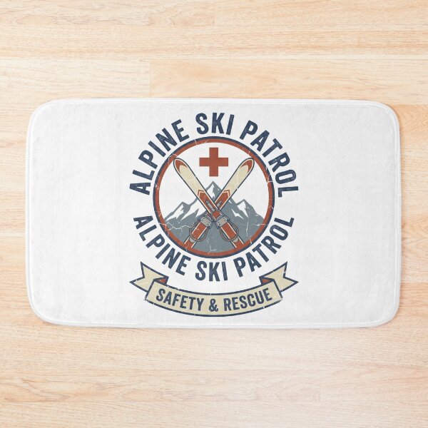 Item preview, Alpine Ski Patrol Safety Rescue - Vintage Mountain Badge Gift designed and sold by Luminari Creations.