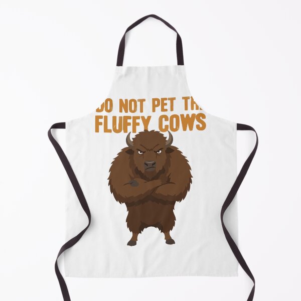 Item preview, Do Not Pet The Fluffy Cows Funny American Bison designed and sold by Petzzz.