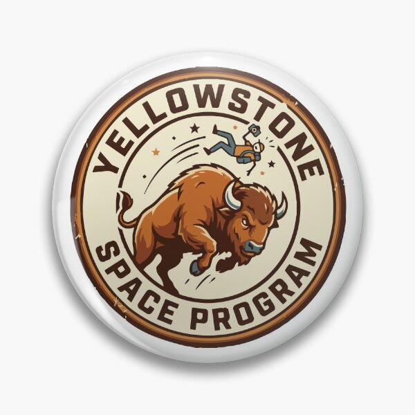 Item preview, Yellowstone Space Program American Bison Meme designed and sold by Petzzz.