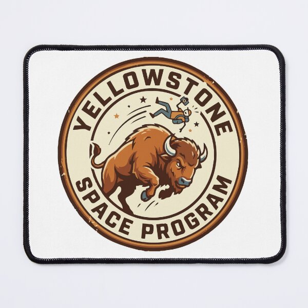 Item preview, Yellowstone Space Program American Bison Meme designed and sold by Petzzz.