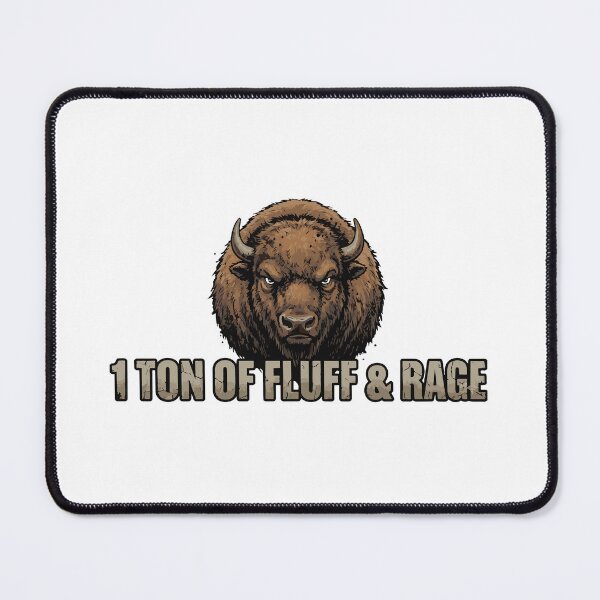 Item preview, One Ton Of Fluff And Rage American Bison designed and sold by Petzzz.