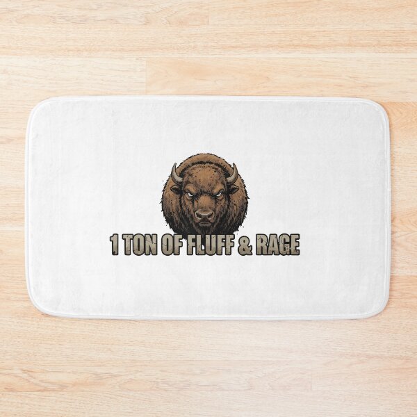 Item preview, One Ton Of Fluff And Rage American Bison designed and sold by Petzzz.