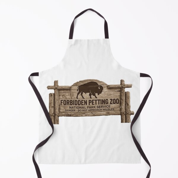 Item preview, Forbidden Petting Zoo Angry American Bison Sign designed and sold by Petzzz.