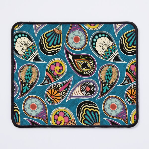 Item preview, paisley peacock blue designed and sold by scrummy.