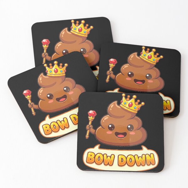 Item preview, Funny Poop King Bow Down designed and sold by MOONE FLOWER.