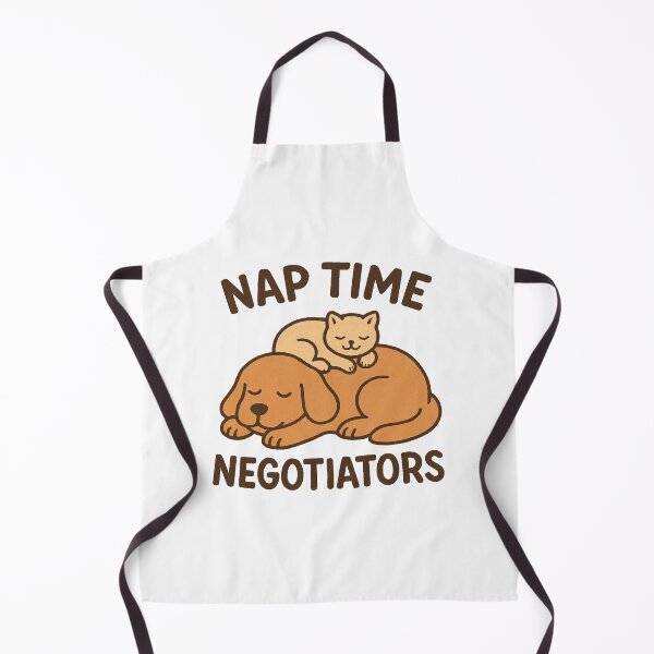 Item preview, Nap Time Negotiators – Dog & Cat Logo designed and sold by OwnYourMood.