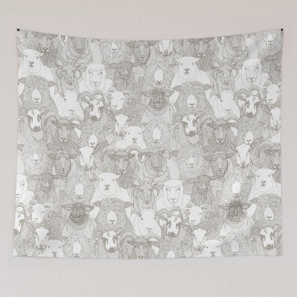 Item preview, just sheep natural white designed and sold by scrummy.