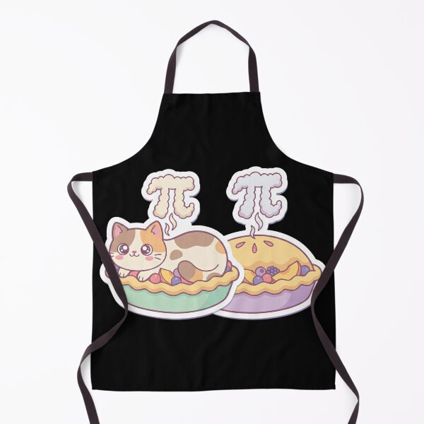 Item preview, Kawaii Cat in Pi Pie - Math Teacher Gift Cute Food Pun designed and sold by Luminari Creations.