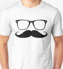 Glasses & Moustache Unisex T-Shirt
