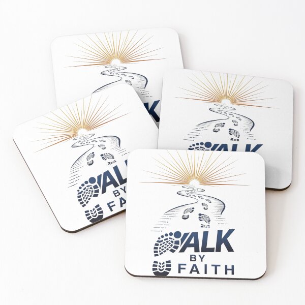 Item preview, Walk By Faith - Inspirational Bible Verse designed and sold by Jan Menard Sangal Apparel.