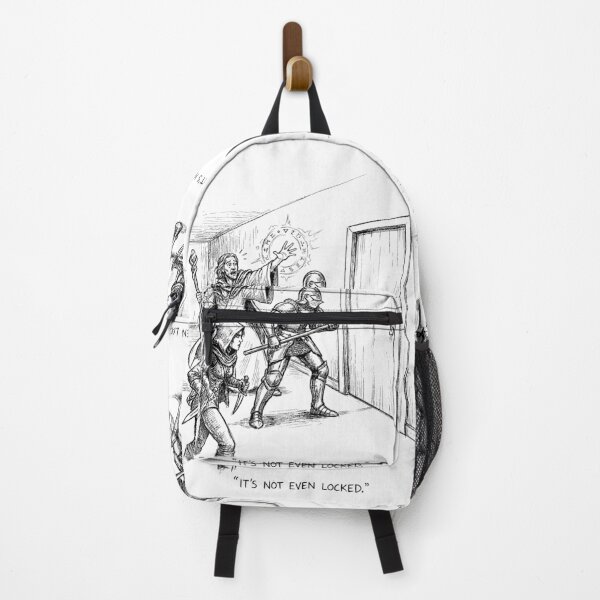 Item preview, The Unlocked Dungeon Door - Funny DnD Meme designed and sold by bapupa.