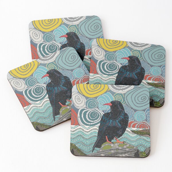 Item preview, Cornwall chough designed and sold by scrummy.