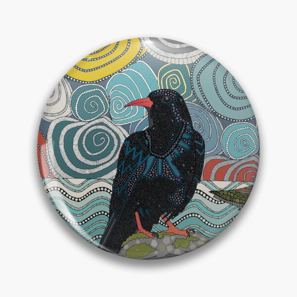 Item preview, Cornwall chough designed and sold by scrummy.