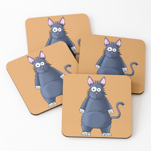 Item preview, Edwin the Cat: Hand-Drawn Whimsical Feline Familiar Sketch (Grey Cat) designed and sold by Englandbear.