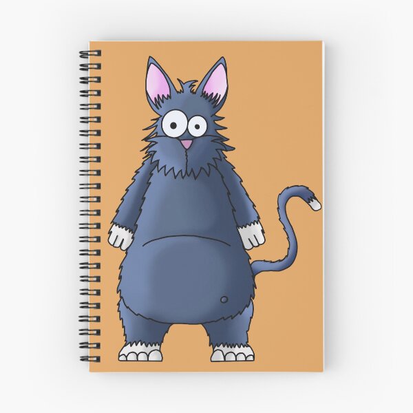 Item preview, Edwin the Cat: Hand-Drawn Whimsical Feline Familiar Sketch (Grey Cat) designed and sold by Englandbear.