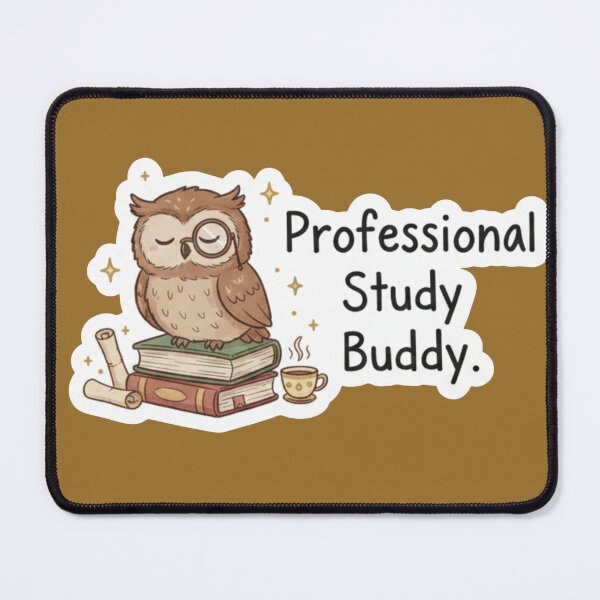 Item preview, Cute Owl Professional Study Buddy - Dark Academia Aesthetic designed and sold by Ishqkidua.