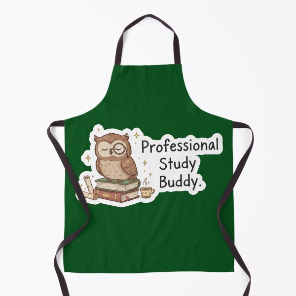 Item preview, Cute Owl Professional Study Buddy - Dark Academia Aesthetic designed and sold by Ishqkidua.