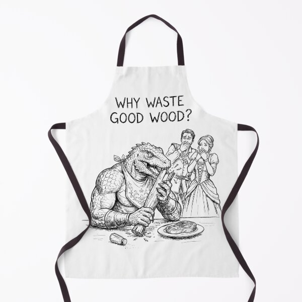 Item preview, Lizardfolk Fine Dining - Funny DnD RPG Meme designed and sold by bapupa.