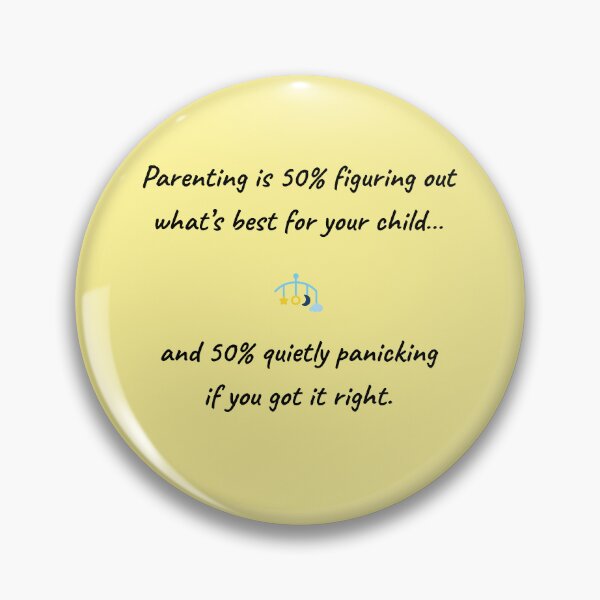 Item preview, Funny Parenting Quote – 50% Figuring It Out 50% Quietly Panicking – Mum Life Humor designed and sold by MadeInNapTime.