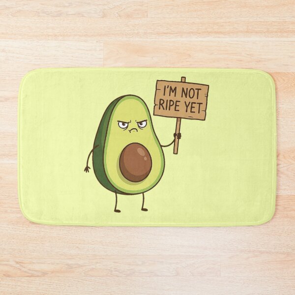 Item preview, Not Ripe Yet Grumpy Avocado designed and sold by MOONE FLOWER.