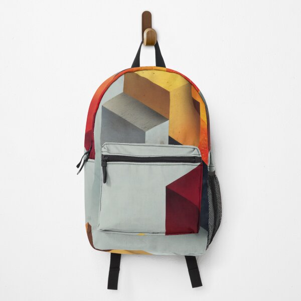 Item preview, Vermilion Geometric Axis Composition designed and sold by LuminousFoundry.