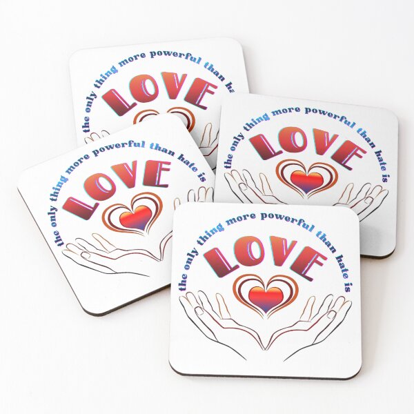 Item preview, The Only Thing More Powerful Than Hate Is Love designed and sold by Ninon 888.