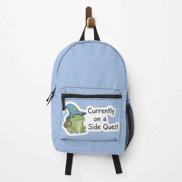 Item preview, Wizard Frog Side Quest Sticker - Cute Hand Drawn Cottagecore Toad designed and sold by Ishqkidua.