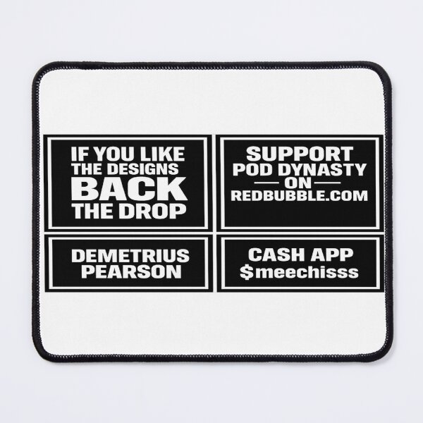 Item preview, Back the Drop Support Pod Dynasty Typography Tee | Bold Creator Support Graphic Shirt designed and sold by POD DYNASTY.