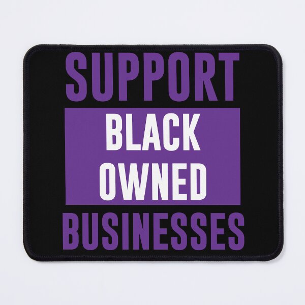 Item preview, SUPPORT BLACK OWNED BUSINESSES! (Purple) designed and sold by RoyalLuxuryApp.