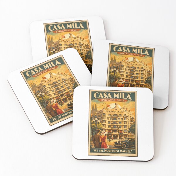 Item preview, Barcelona 1930 – Casa Milà | Modernist elegance designed and sold by Earth Celebration Designs.