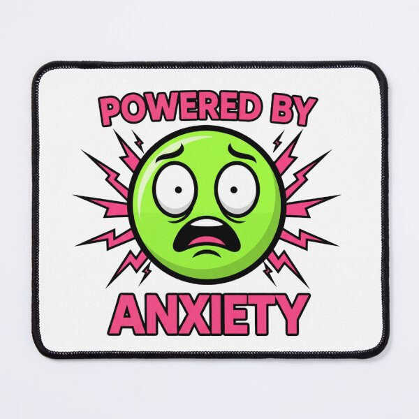 Item preview, Powered by Anxiety designed and sold by StickVerse by Owais.