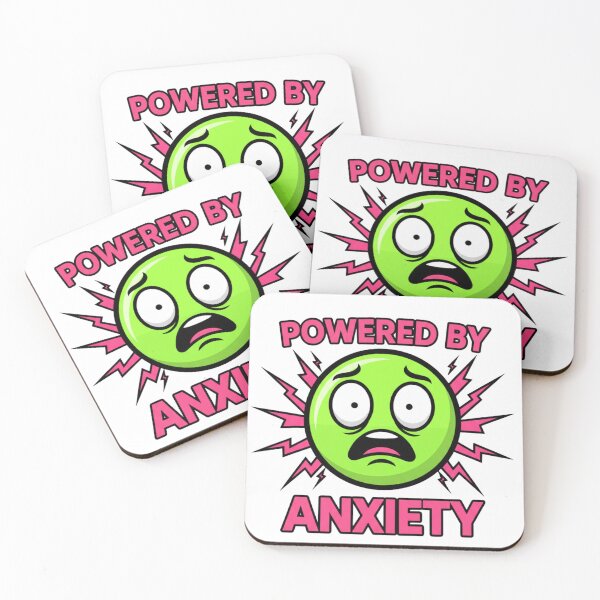 Item preview, Powered by Anxiety designed and sold by StickVerse by Owais.