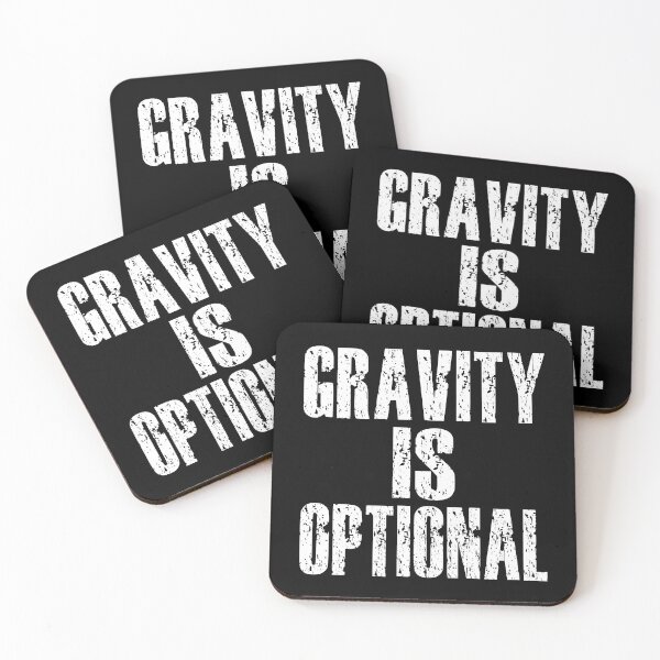 Item preview, Gravity Is Optional - Retro Arcade Pixel Space Galaxy Pilot Skydiver Science Humor designed and sold by Jt41.