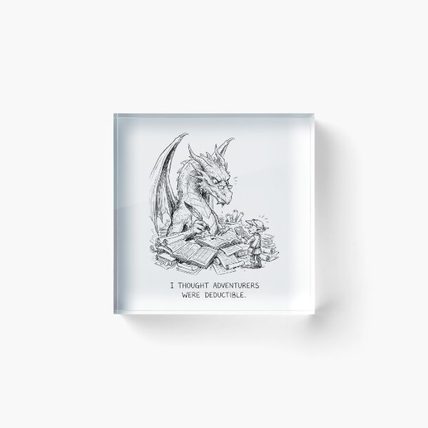 Item preview, The Dragon's Tax Audit - Funny DnD RPG Meme designed and sold by bapupa.