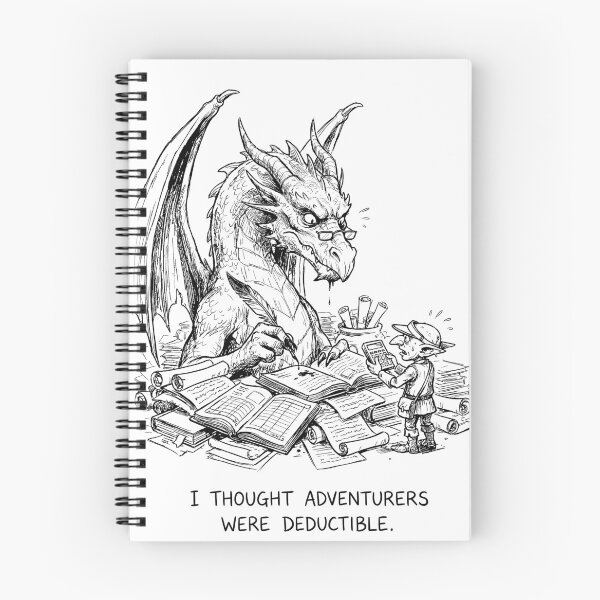 Item preview, The Dragon's Tax Audit - Funny DnD RPG Meme designed and sold by bapupa.