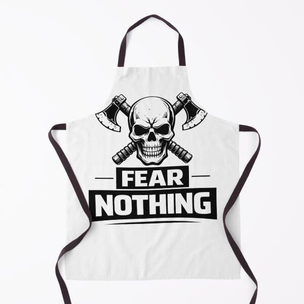 Item preview, Fear Nothing – Skull Warrior Bold Motivational Design designed and sold by RelateAndTee.