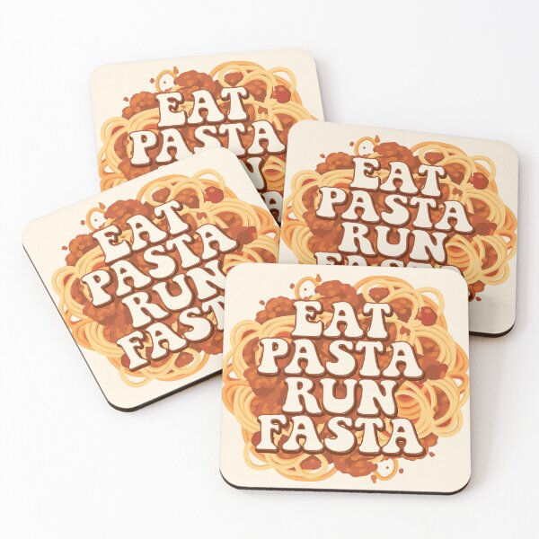 Item preview, Eat pasta run fasta – Funny Spaghetti Quote designed and sold by MamSelle.