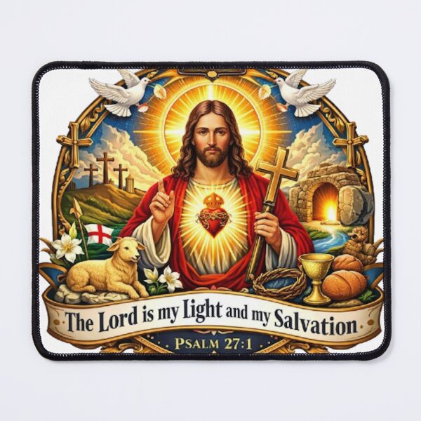 Item preview, THE LORD IS MY LIGHT AND MY SALVATION designed and sold by likbatonboot.