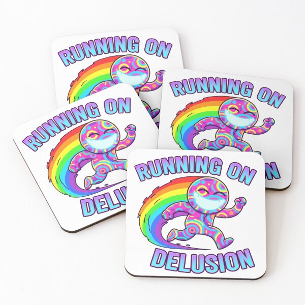 Item preview, Running on Delusion designed and sold by StickVerse by Owais.