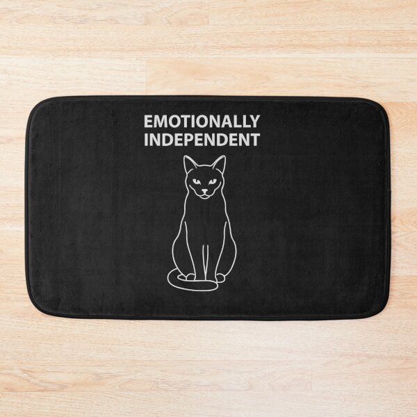 Item preview, Emotionally Independent Cat Shirt – Funny Introvert Minimalist Line Art Cat Attitude Humor Design designed and sold by Design-Pro-21.