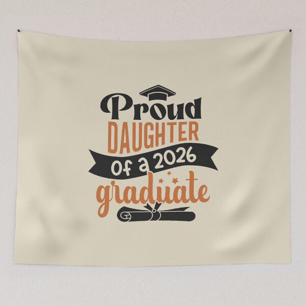 Item preview, Proud Daughter Of A 2026 Graduate Family Member Graduation designed and sold by eclecTEEq.