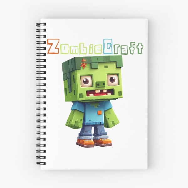 Item preview, ZombieCraft Minecraft Zombie - Cute Blocky Lego Style Art Print designed and sold by DesignArtist.ia.